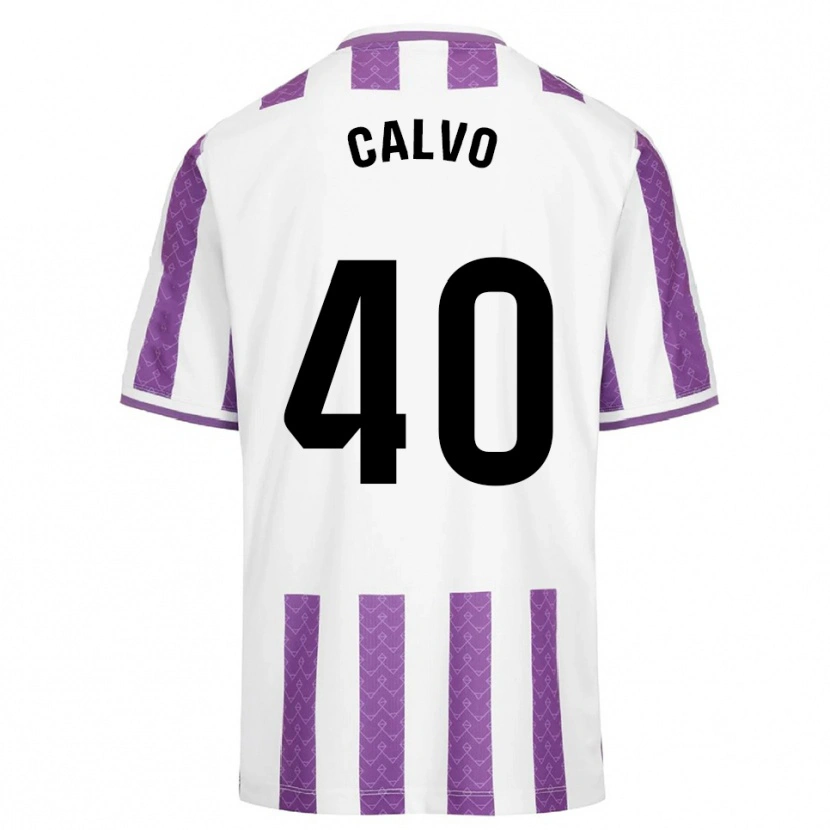 Danxen Kobiety Hugo Calvo #40 Fioletowo-Biały Domowa Koszulka 2025/26 Koszulki Klubowe