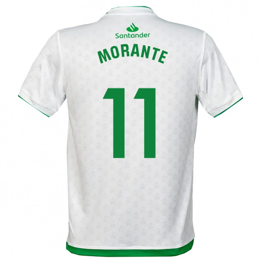Danxen Kobiety Alejandro Morante #11 Zielono-Biały Domowa Koszulka 2025/26 Koszulki Klubowe