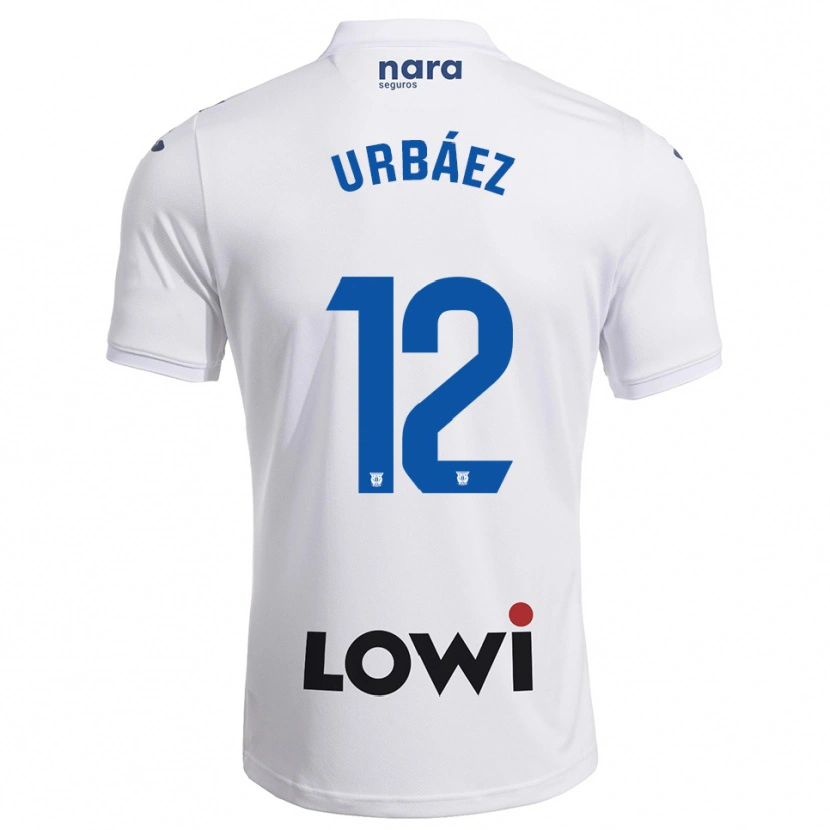 Danxen Kobiety Joao Urbáez #12 Biało-Granatowy Domowa Koszulka 2025/26 Koszulki Klubowe