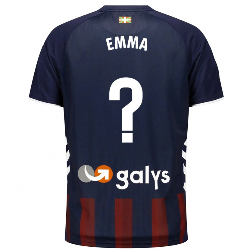 Danxen Kobiety Emma Moreno Torres #0 Granatowo-Czerwony Domowa Koszulka 2025/26 Koszulki Klubowe