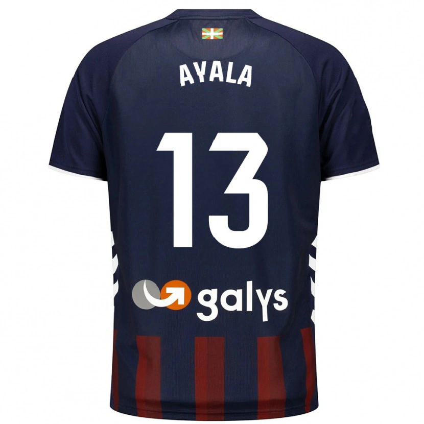 Danxen Kobiety Unai Ayala #13 Granatowo-Czerwony Domowa Koszulka 2025/26 Koszulki Klubowe