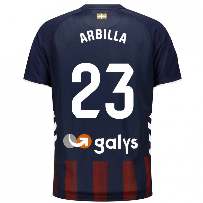 Danxen Kobiety Anaitz Arbilla #23 Granatowo-Czerwony Domowa Koszulka 2025/26 Koszulki Klubowe