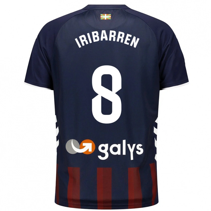 Danxen Kobiety Amaia Iribarren Arteta #8 Granatowo-Czerwony Domowa Koszulka 2025/26 Koszulki Klubowe