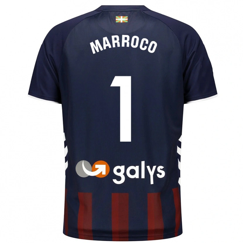 Danxen Kobiety Marc Marroco #1 Granatowo-Czerwony Domowa Koszulka 2025/26 Koszulki Klubowe