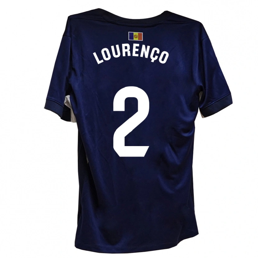 Danxen Kobiety Lucas Lourenço #2 Granatowo-Biały Domowa Koszulka 2025/26 Koszulki Klubowe