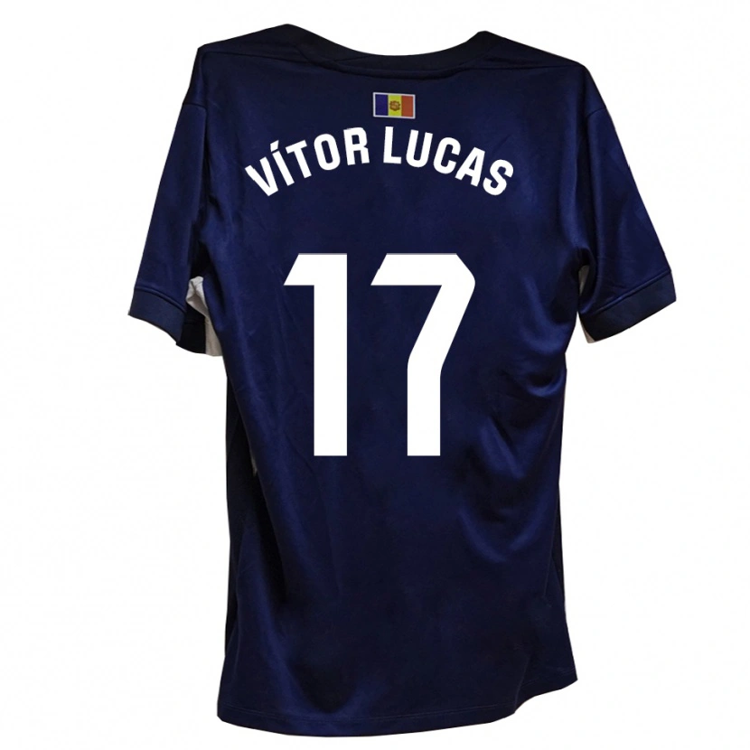 Danxen Kobiety Bruno Vítor Lucas #17 Granatowo-Biały Domowa Koszulka 2025/26 Koszulki Klubowe