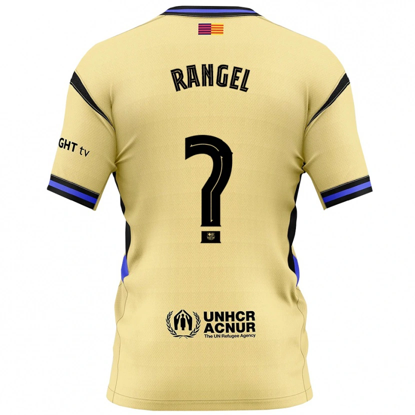 Danxen Kobiety Héctor Rangel #0 Żółto-Czarny Wyjazdowa Koszulka 2025/26 Koszulki Klubowe