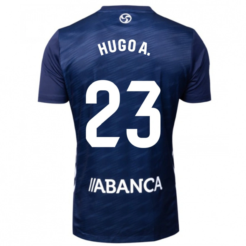 Danxen Kobiety Hugo Álvarez #23 Granatowo-Biały Wyjazdowa Koszulka 2025/26 Koszulki Klubowe