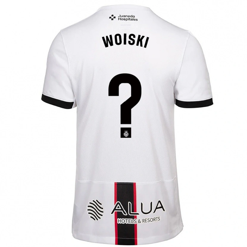 Danxen Kobiety Alex Woiski #0 Biało-Czarny Wyjazdowa Koszulka 2025/26 Koszulki Klubowe