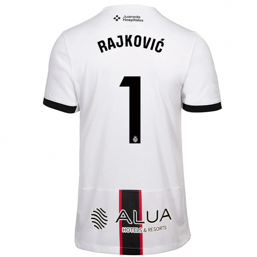 Danxen Kobiety Predrag Rajkovic #1 Biało-Czarny Wyjazdowa Koszulka 2025/26 Koszulki Klubowe