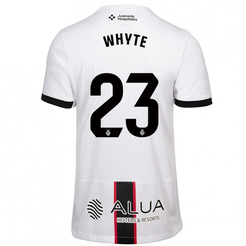 Danxen Kobiety Michael Whyte #23 Biało-Czarny Wyjazdowa Koszulka 2025/26 Koszulki Klubowe