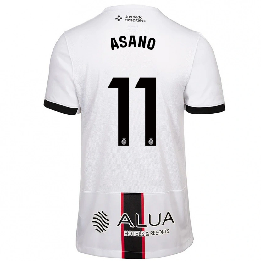 Danxen Kobiety Takuma Asano #11 Biało-Czarny Wyjazdowa Koszulka 2025/26 Koszulki Klubowe