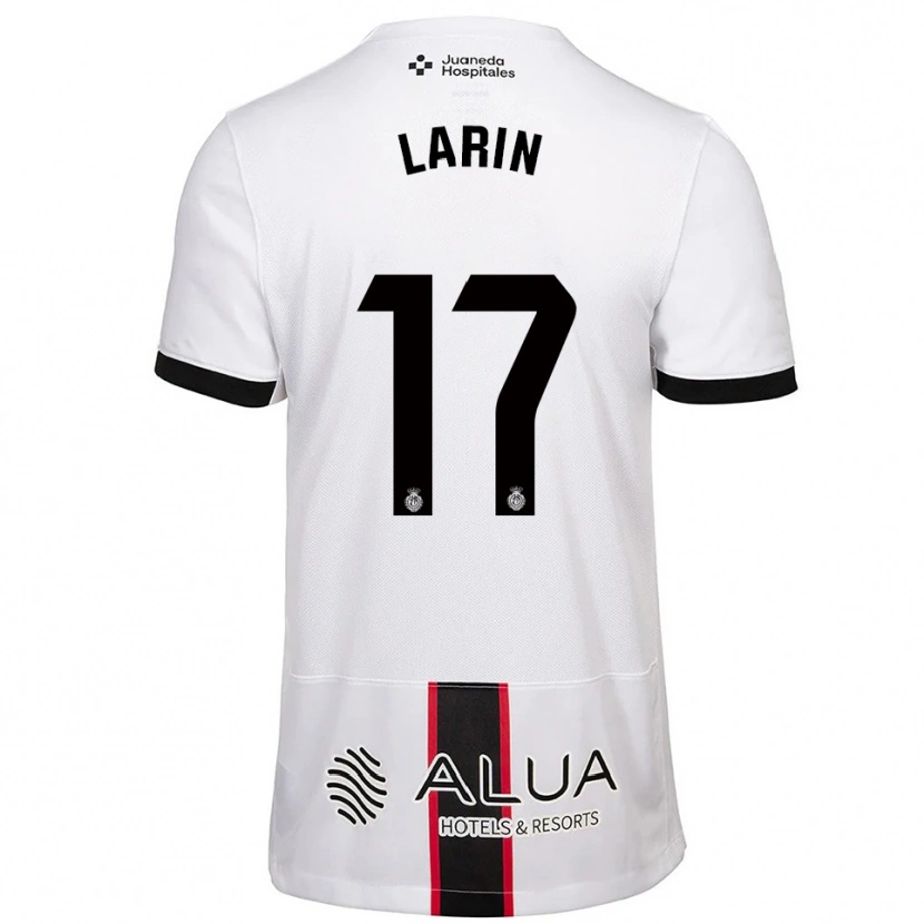 Danxen Kobiety Cyle Larin #17 Biało-Czarny Wyjazdowa Koszulka 2025/26 Koszulki Klubowe