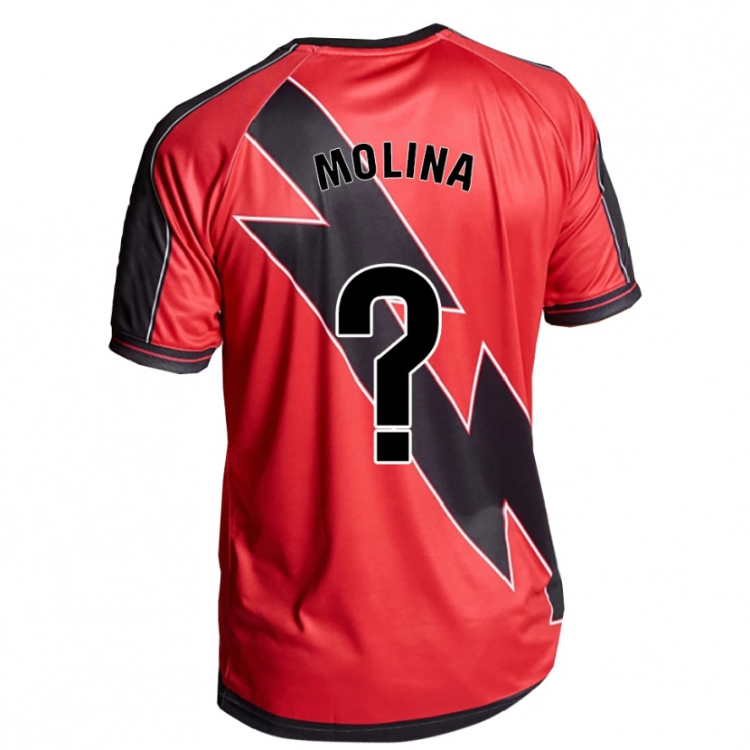 Danxen Kobiety Adrián Molina #0 Czerwono-Czarny Wyjazdowa Koszulka 2025/26 Koszulki Klubowe