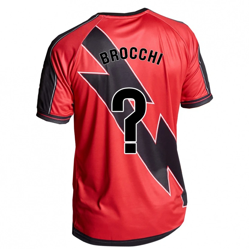 Danxen Kobiety Filippo Brocchi #0 Czerwono-Czarny Wyjazdowa Koszulka 2025/26 Koszulki Klubowe