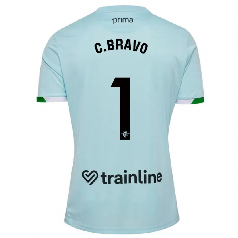 Danxen Kobiety Claudio Bravo #1 Błękitno-Zielony Wyjazdowa Koszulka 2025/26 Koszulki Klubowe