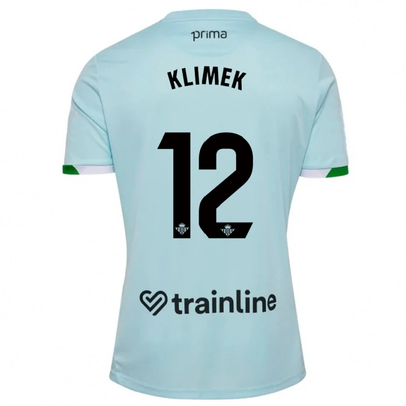 Danxen Kobiety Bruno Klimek #12 Błękitno-Zielony Wyjazdowa Koszulka 2025/26 Koszulki Klubowe