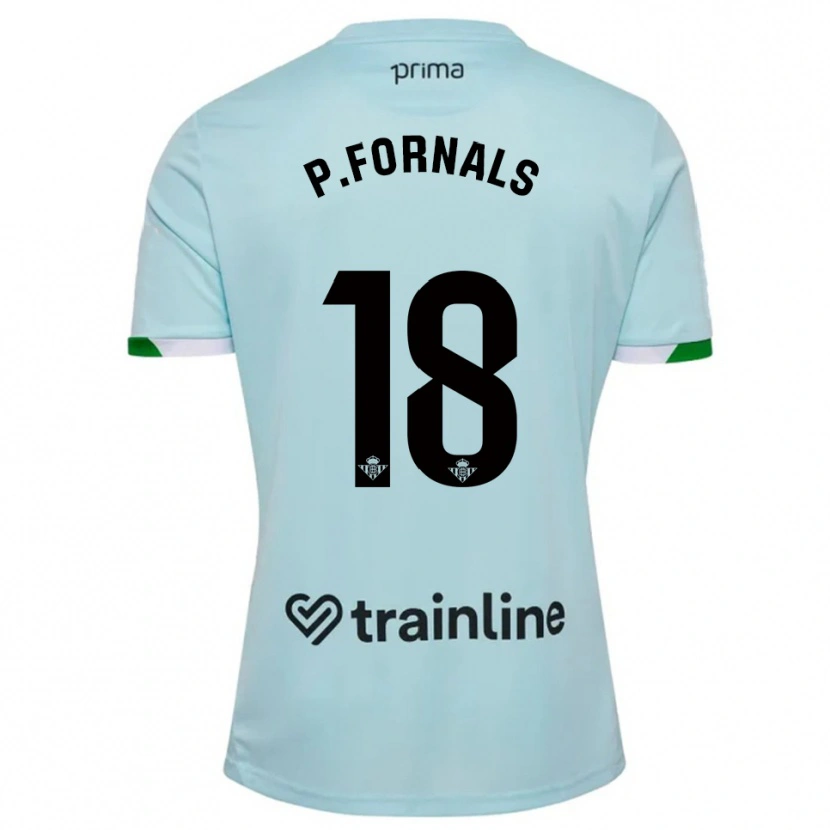Danxen Kobiety Pablo Fornals #18 Błękitno-Zielony Wyjazdowa Koszulka 2025/26 Koszulki Klubowe