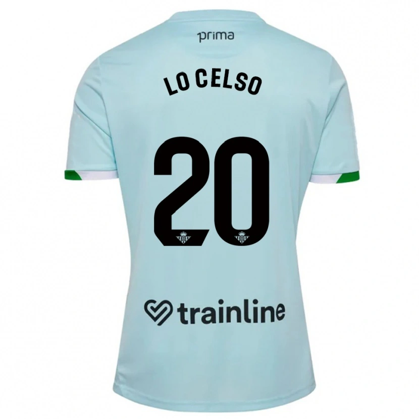 Danxen Kobiety Giovani Lo Celso #20 Błękitno-Zielony Wyjazdowa Koszulka 2025/26 Koszulki Klubowe