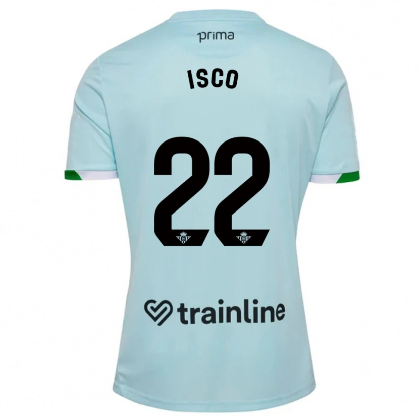 Danxen Kobiety Isco #22 Błękitno-Zielony Wyjazdowa Koszulka 2025/26 Koszulki Klubowe