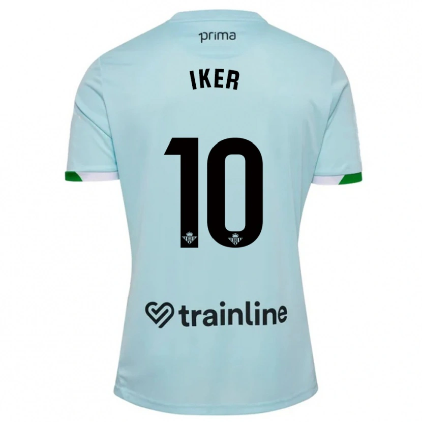 Danxen Kobiety Iker Losada #10 Błękitno-Zielony Wyjazdowa Koszulka 2025/26 Koszulki Klubowe