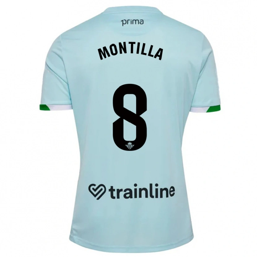 Danxen Kobiety Natalia Montilla #8 Błękitno-Zielony Wyjazdowa Koszulka 2025/26 Koszulki Klubowe