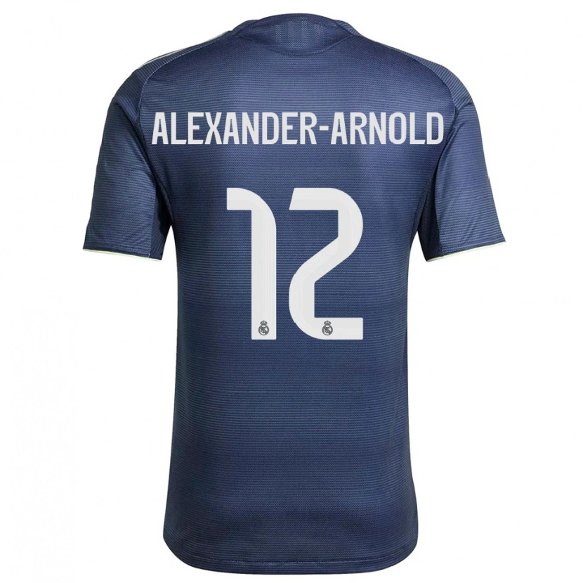 Danxen Kobiety Trent Alexander-Arnold #12 Granatowo-Srebrny Wyjazdowa Koszulka 2025/26 Koszulki Klubowe