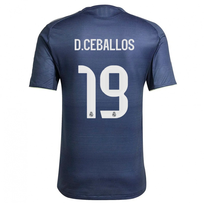 Danxen Kobiety Dani Ceballos #19 Granatowo-Srebrny Wyjazdowa Koszulka 2025/26 Koszulki Klubowe