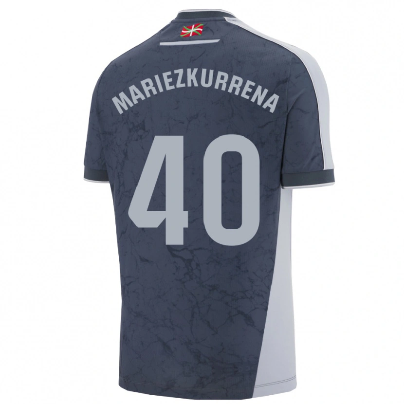 Danxen Kobiety Arkaitz Mariezkurrena #40 Ciemnoniebiesko-Biały Wyjazdowa Koszulka 2025/26 Koszulki Klubowe