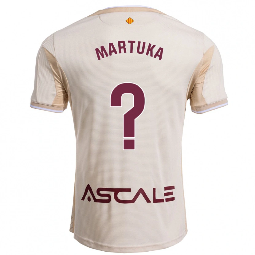 Danxen Kobiety Marta Molinero Velasco #0 Złamana Biel-Bordowy Wyjazdowa Koszulka 2025/26 Koszulki Klubowe