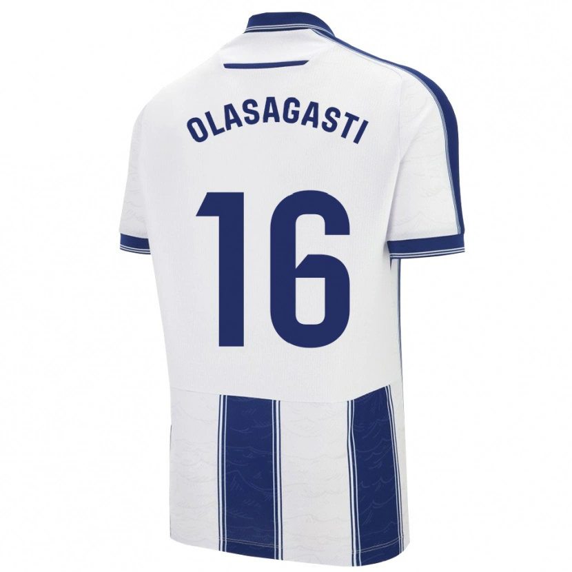 Danxen Kobiety Jon Ander Olasagasti #16 Granatowo-Biały Wyjazdowa Koszulka 2025/26 Koszulki Klubowe
