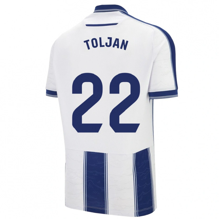 Danxen Kobiety Jeremy Toljan #22 Granatowo-Biały Wyjazdowa Koszulka 2025/26 Koszulki Klubowe