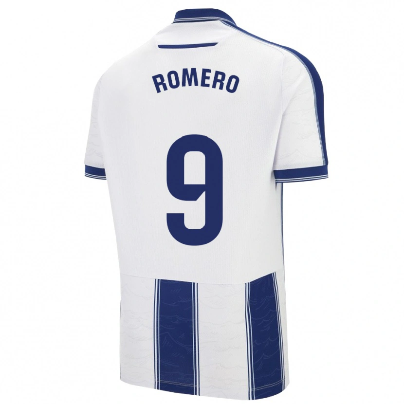 Danxen Kobiety Iván Romero #9 Granatowo-Biały Wyjazdowa Koszulka 2025/26 Koszulki Klubowe