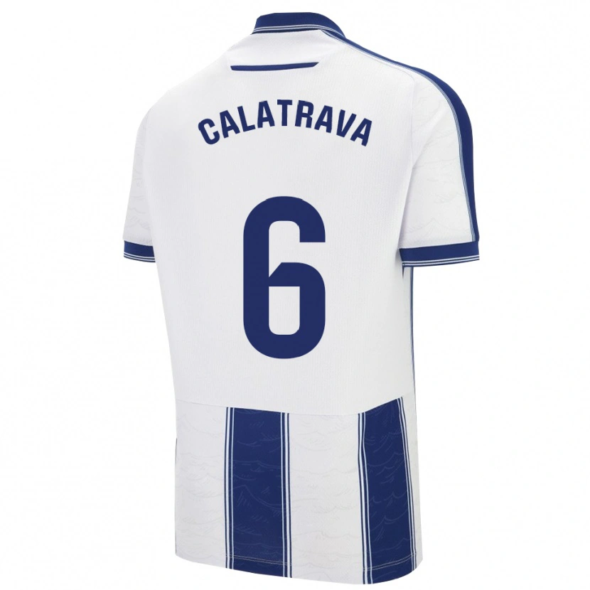 Danxen Kobiety Alberto Calatrava #6 Granatowo-Biały Wyjazdowa Koszulka 2025/26 Koszulki Klubowe