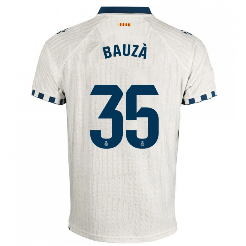 Danxen Kobiety Rafel Bauzà #35 Biało-Niebieski Wyjazdowa Koszulka 2025/26 Koszulki Klubowe