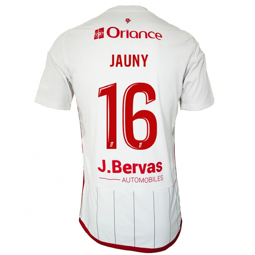 Danxen Kobiety Noah Jauny #16 Biało-Czerwony Wyjazdowa Koszulka 2025/26 Koszulki Klubowe