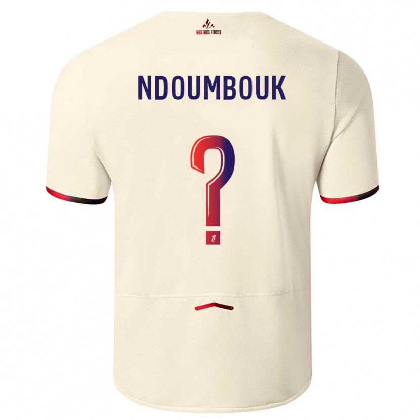 Danxen Kobiety Marlyse Ngo Ndoumbouk #0 Złamana Biel-Czerwony Wyjazdowa Koszulka 2025/26 Koszulki Klubowe