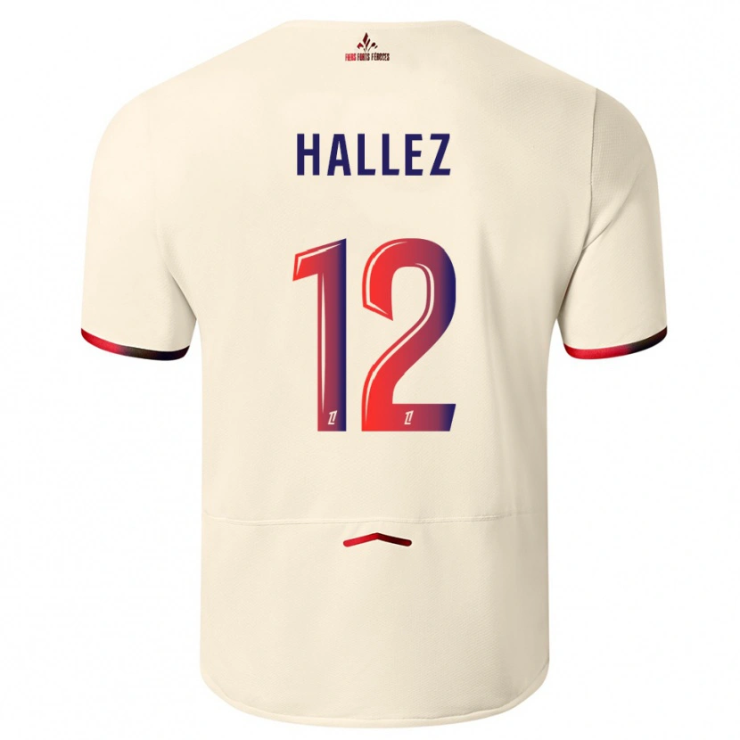 Danxen Kobiety Alexis Hallez #12 Złamana Biel-Czerwony Wyjazdowa Koszulka 2025/26 Koszulki Klubowe
