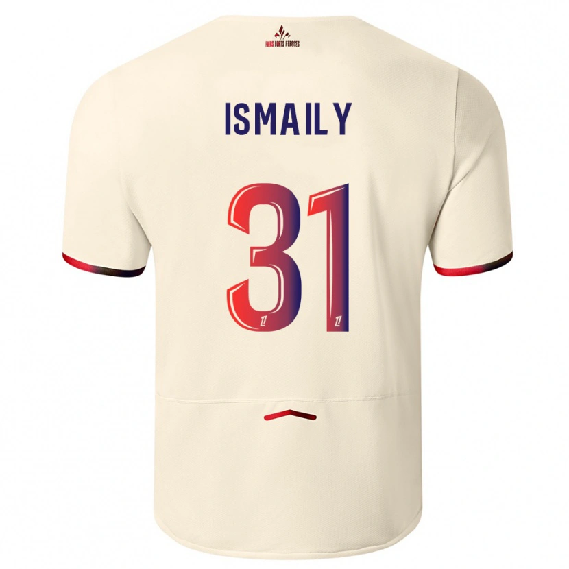 Danxen Kobiety Ismaily #31 Złamana Biel-Czerwony Wyjazdowa Koszulka 2025/26 Koszulki Klubowe