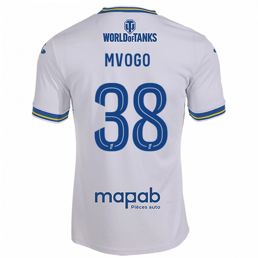 Danxen Kobiety Yvon Mvogo #38 Biało-Błękitny Wyjazdowa Koszulka 2025/26 Koszulki Klubowe