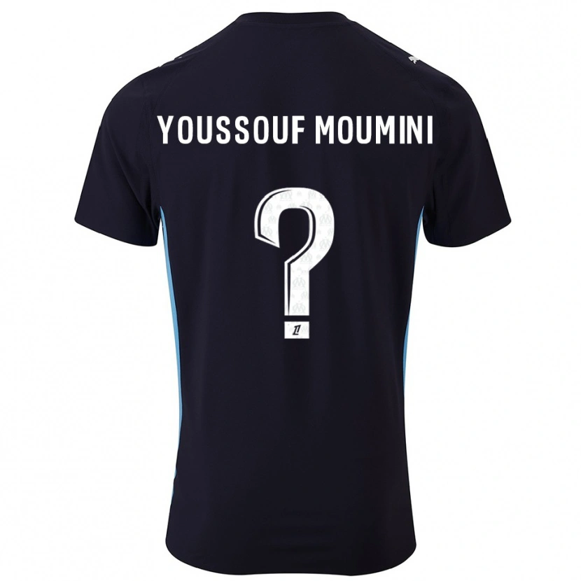 Danxen Kobiety Yakine Youssouf Moumini #0 Czarno-Błękitny Wyjazdowa Koszulka 2025/26 Koszulki Klubowe