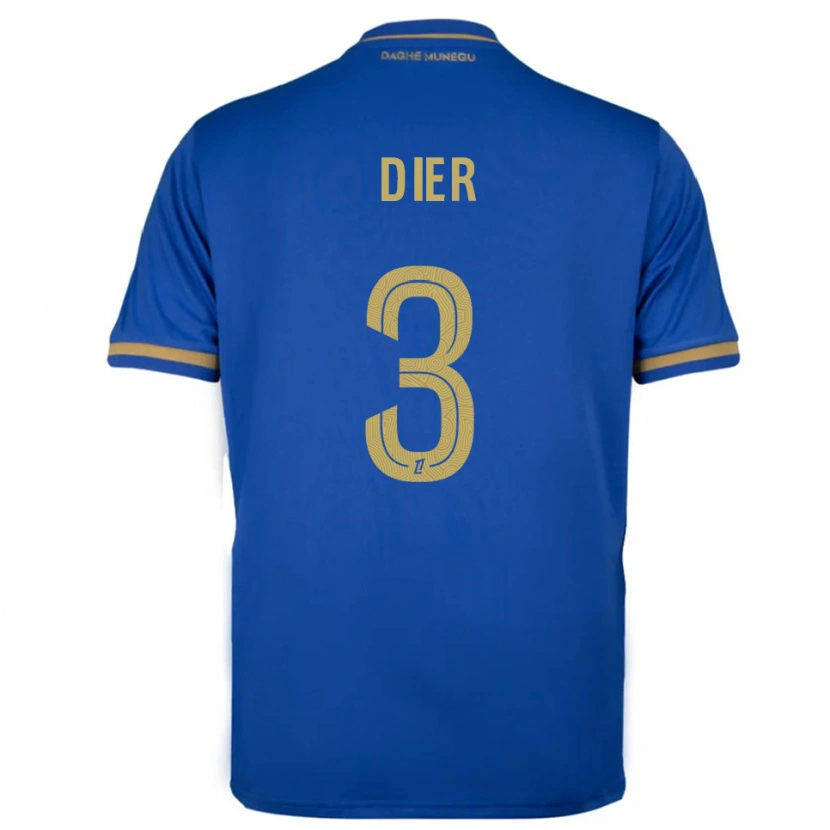 Danxen Kobiety Eric Dier #3 Niebiesko-Złoty Wyjazdowa Koszulka 2025/26 Koszulki Klubowe