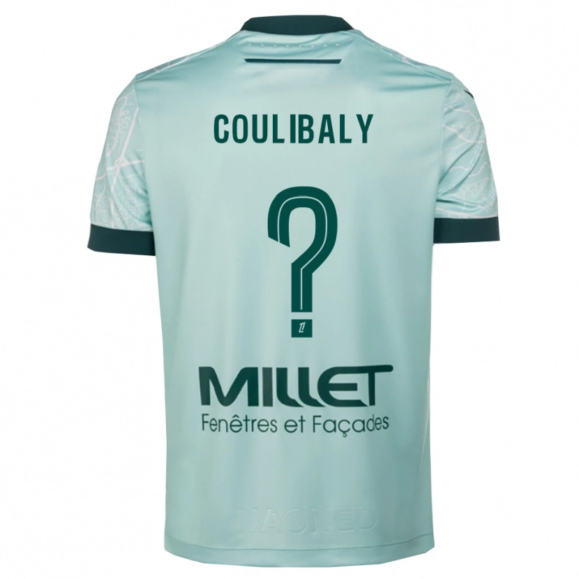 Danxen Kobiety Dylan Coulibaly #0 Zielono-Biały Wyjazdowa Koszulka 2025/26 Koszulki Klubowe