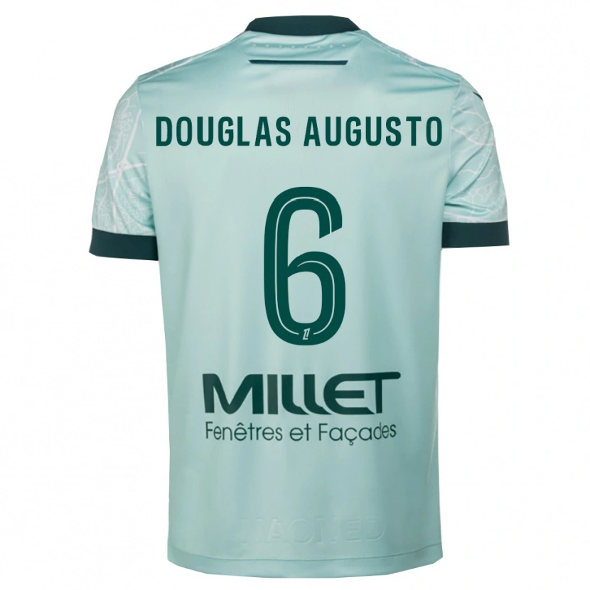 Danxen Kobiety Douglas Augusto #6 Zielono-Biały Wyjazdowa Koszulka 2025/26 Koszulki Klubowe
