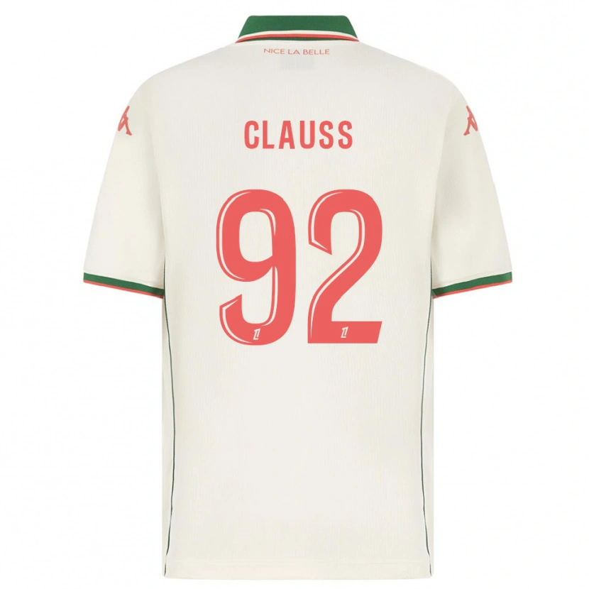 Danxen Kobiety Jonathan Clauss #92 Biało-Zielony Wyjazdowa Koszulka 2025/26 Koszulki Klubowe