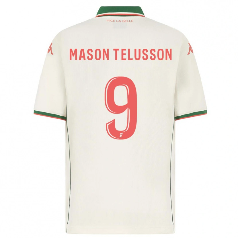 Danxen Kobiety Jah-Mason Telusson #9 Biało-Zielony Wyjazdowa Koszulka 2025/26 Koszulki Klubowe