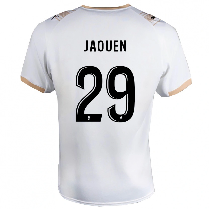 Danxen Kobiety Ewen Jaouen #29 Biało-Czarny Wyjazdowa Koszulka 2025/26 Koszulki Klubowe