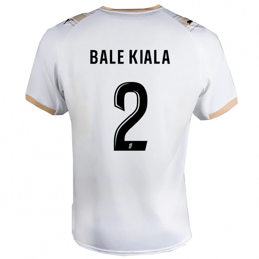 Danxen Kobiety Aser Bale Kiala #2 Biało-Czarny Wyjazdowa Koszulka 2025/26 Koszulki Klubowe