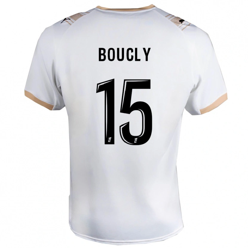 Danxen Kobiety Maïté Boucly #15 Biało-Czarny Wyjazdowa Koszulka 2025/26 Koszulki Klubowe