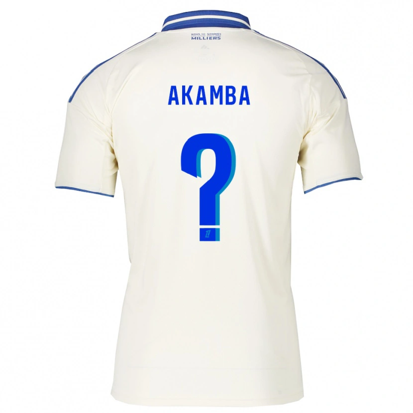 Danxen Kobiety Fred Akamba #0 Szampańsko-Niebieski Wyjazdowa Koszulka 2025/26 Koszulki Klubowe